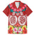 Polynesian Valentine Day Hawaiian Shirt Love Couple Turtle Maori Hibiscus Red Style LT03 Red - Polynesian Pride