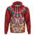 Polynesian Valentine Day Hoodie Love Couple Turtle Maori Hibiscus Red Style LT03 Zip Hoodie Red - Polynesian Pride