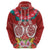 Polynesian Valentine Day Hoodie Love Couple Turtle Maori Hibiscus Red Style LT03 - Polynesian Pride