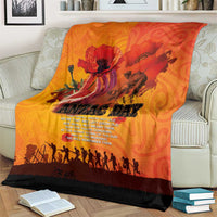 Australia and New Zealand ANZAC Day Blanket Soldiers Memories - Red Poppies with Aboriginal and Maori Art LT03 - Polynesian Pride