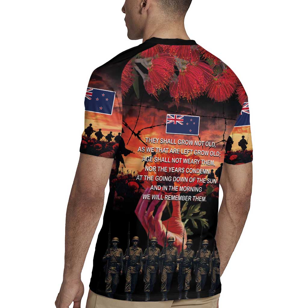 New Zealand ANZAC Day Rugby Jersey Forever in My Thoughts