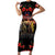 Australia and New Zealand ANZAC Day Family Matching Short Sleeve Bodycon Dress and Hawaiian Shirt Kangaroo and Kiwi Bird Soldier - Forever in My Thoughts