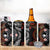 Australia and New Zealand Together 4 in 1 Can Cooler Tumbler Aboriginal and Maori Art Tattoo