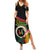 Vanuatu Selebretem 44th Indipendens Dei Summer Maxi Dress Sand Drawing Turtle Melanesian Vibes