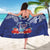 Guam Liberation Day Sarong The Tribal Latte Stone and Dolphins with Hibiscus Chamorro Culture