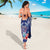 Guam Liberation Day Sarong The Tribal Latte Stone and Dolphins with Hibiscus Chamorro Culture