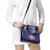Guam Liberation Day Shoulder Handbag The Tribal Latte Stone and Dolphins with Hibiscus Chamorro Culture