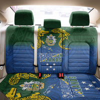 Solomon Islands Back Car Seat Cover The Guardians-Tribal Crocodile and Shark Melanesian Tattoo