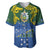 Solomon Islands Baseball Jersey The Guardians-Tribal Crocodile and Shark Melanesian Tattoo