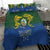 Solomon Islands Bedding Set The Guardians-Tribal Crocodile and Shark Melanesian Tattoo
