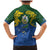 Solomon Islands Family Matching Mermaid Dress and Hawaiian Shirt The Guardians-Tribal Crocodile and Shark Melanesian Tattoo