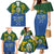 Solomon Islands Family Matching Mermaid Dress and Hawaiian Shirt The Guardians-Tribal Crocodile and Shark Melanesian Tattoo
