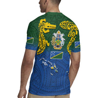 Solomon Islands Rugby Jersey The Guardians-Tribal Crocodile and Shark Melanesian Tattoo