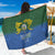 Solomon Islands Sarong The Guardians-Tribal Crocodile and Shark Melanesian Tattoo