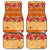 Hawaii Hibiscus Car Mats Turtles and Tribal Motifs Vintage Floral Style