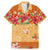 Hawaii Hibiscus Family Matching Mermaid Dress and Hawaiian Shirt Turtles and Tribal Motifs Vintage Floral Style