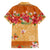 Hawaii Hibiscus Family Matching Off Shoulder Short Dress and Hawaiian Shirt Turtles and Tribal Motifs Vintage Floral Style