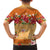 Hawaii Hibiscus Family Matching Short Sleeve Bodycon Dress and Hawaiian Shirt Turtles and Tribal Motifs Vintage Floral Style