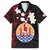 French Polynesia Tiare Day Family Matching Long Sleeve Bodycon Dress and Hawaiian Shirt Seal and Polynesian Pattern