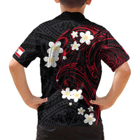 French Polynesia Tiare Day Family Matching Summer Maxi Dress and Hawaiian Shirt Seal and Polynesian Pattern