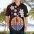 French Polynesia Tiare Day Hawaiian Shirt Seal and Polynesian Pattern