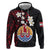 French Polynesia Tiare Day Hoodie Seal and Polynesian Pattern