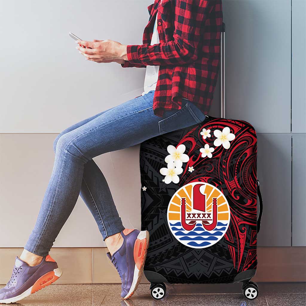 French Polynesia Tiare Day Luggage Cover Seal and Polynesian Pattern