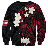 French Polynesia Tiare Day Sweatshirt Seal and Polynesian Pattern LT03 - Polynesian Pride
