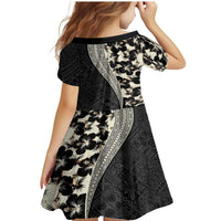 Bula Hibiscus Festival Family Matching Mermaid Dress and Hawaiian Shirt Tapa Pattern Half Style