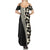 Bula Hibiscus Festival Summer Maxi Dress Tapa Pattern Half Style