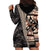 Bula Hibiscus Festival Hoodie Dress Fijian Masi Pattern Half Style