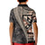 Bula Hibiscus Festival Kid Polo Shirt Fijian Masi Pattern Half Style