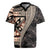 Bula Hibiscus Festival Rugby Jersey Fijian Masi Pattern Half Style