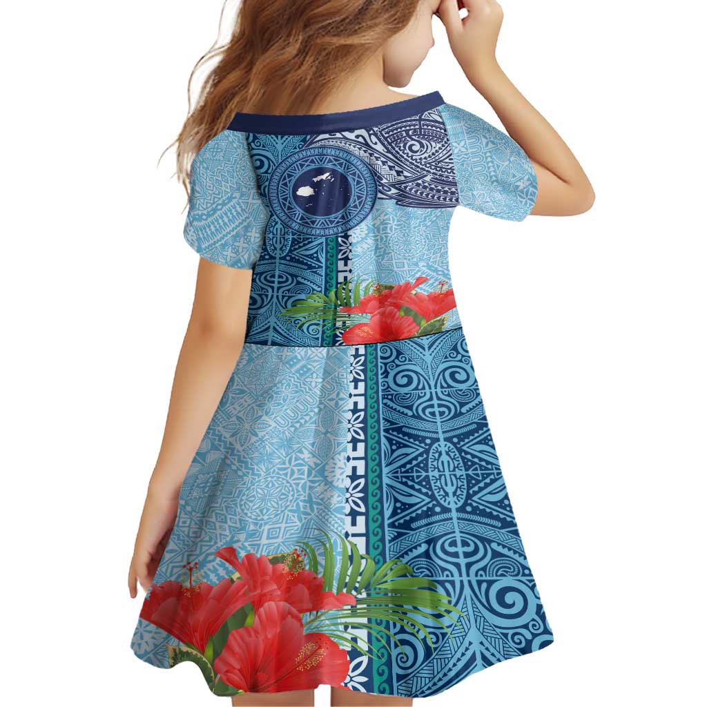 Fiji Day Family Matching Long Sleeve Bodycon Dress and Hawaiian Shirt Tapa Pattern and Hibiscus Flower LT03 - Polynesian Pride
