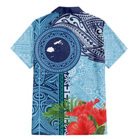Fiji Day Family Matching Mermaid Dress and Hawaiian Shirt Tapa Pattern and Hibiscus Flower LT03 - Polynesian Pride