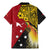 Papua New Guinea Independence Day Family Matching Mermaid Dress and Hawaiian Shirt Bird-of-Paradise with Map and Polynesian Pattern
