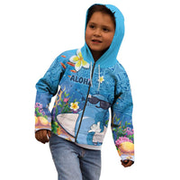 Aloha Hawaiian Monk Seal Kid Hoodie Polynesian Tattoo The Ocean and Undersea Vibe