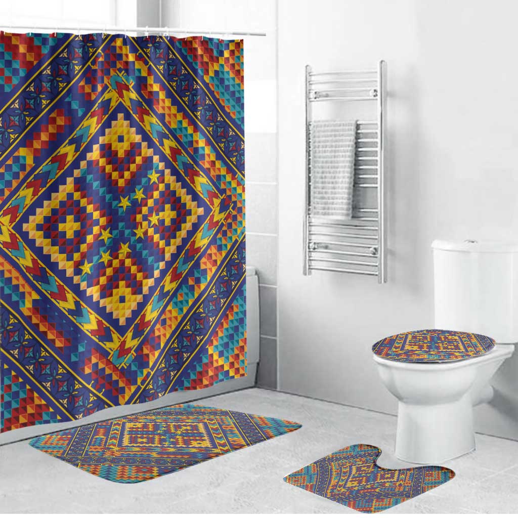 Kolose-Tuvalu Crochet Bathroom Set with Polynesian and Pacific Tattoos - Polynesian Pride