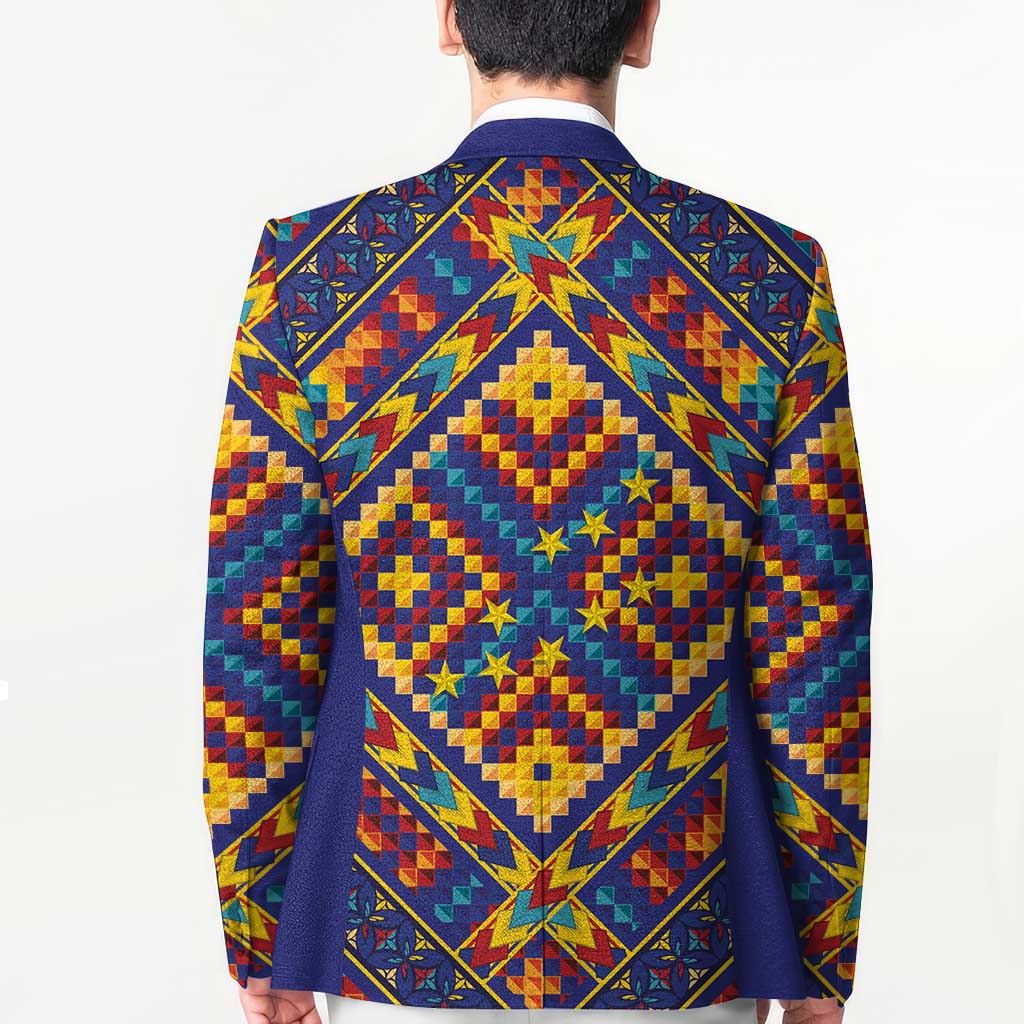 Kolose-Tuvalu Crochet Blazer with Polynesian and Pacific Tattoos - Polynesian Pride