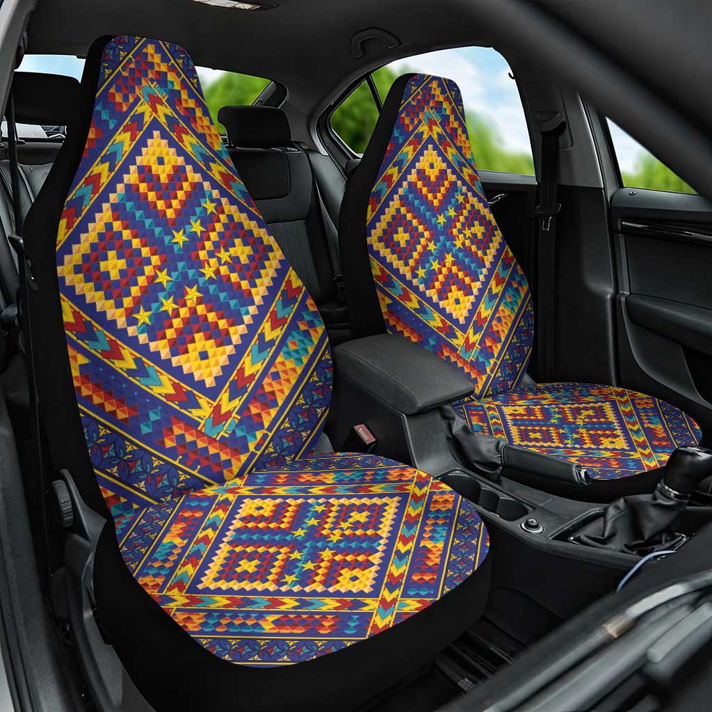 Kolose-Tuvalu Crochet Car Seat Cover with Polynesian and Pacific Tattoos - Polynesian Pride