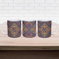Kolose-Tuvalu Crochet Ceramic Mug with Polynesian and Pacific Tattoos - Polynesian Pride