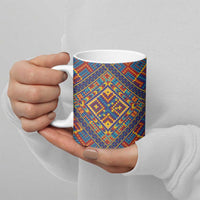 Kolose-Tuvalu Crochet Ceramic Mug with Polynesian and Pacific Tattoos - Polynesian Pride