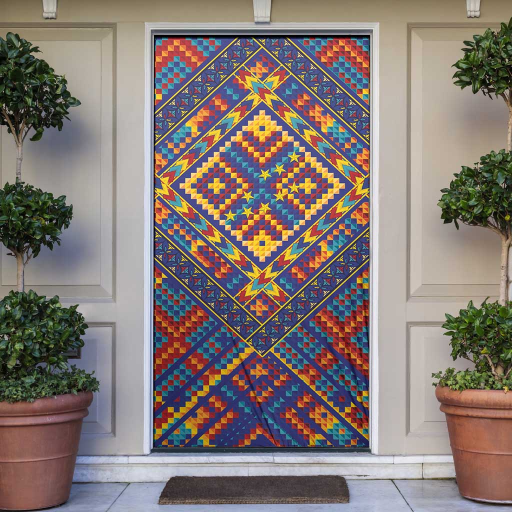 Kolose-Tuvalu Crochet Door Cover with Polynesian and Pacific Tattoos - Polynesian Pride