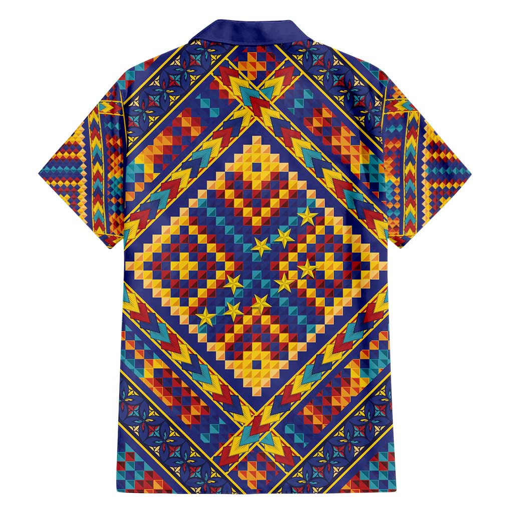 Kolose-Tuvalu Crochet Family Matching Off Shoulder Maxi Dress and Hawaiian Shirt with Polynesian and Pacific Tattoos LT03 - Polynesian Pride