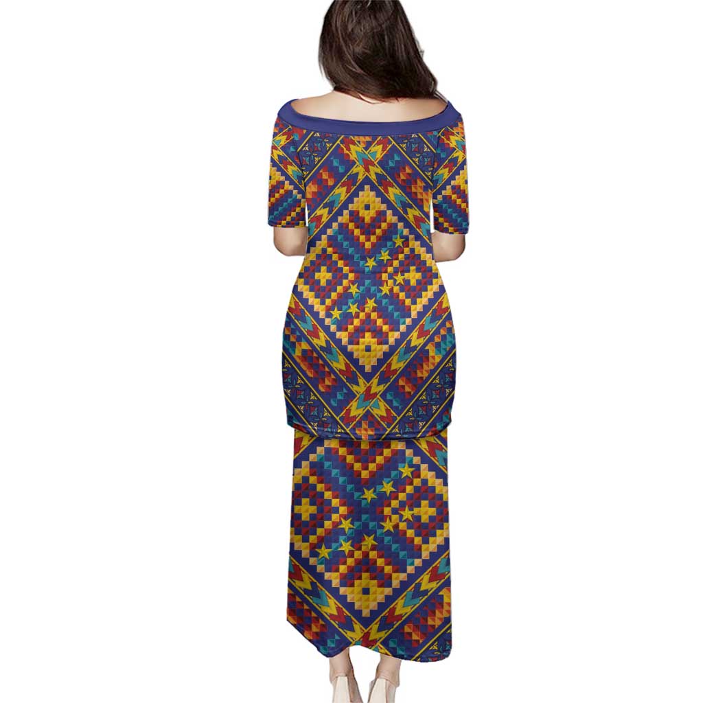 Kolose-Tuvalu Crochet Family Matching Puletasi and Hawaiian Shirt with Polynesian and Pacific Tattoos - Polynesian Pride