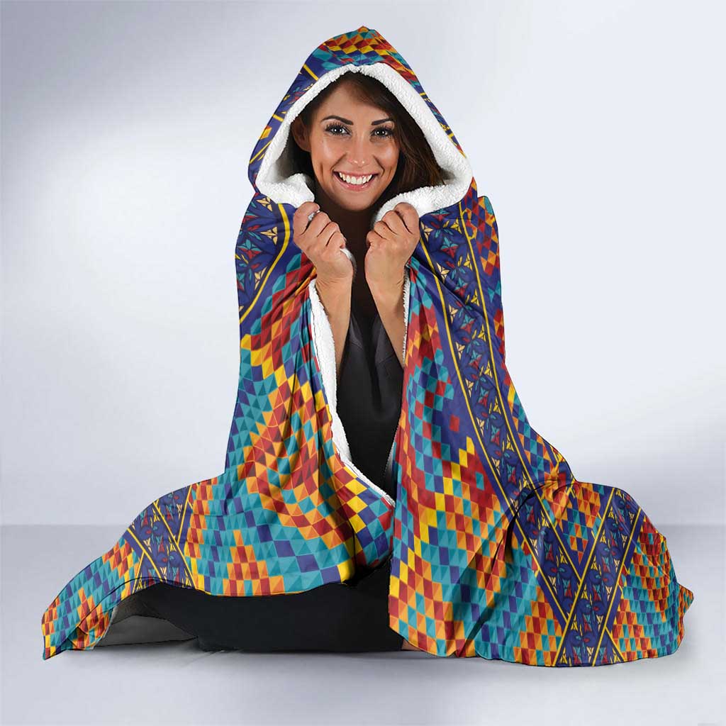 Kolose-Tuvalu Crochet Hooded Blanket with Polynesian and Pacific Tattoos - Polynesian Pride