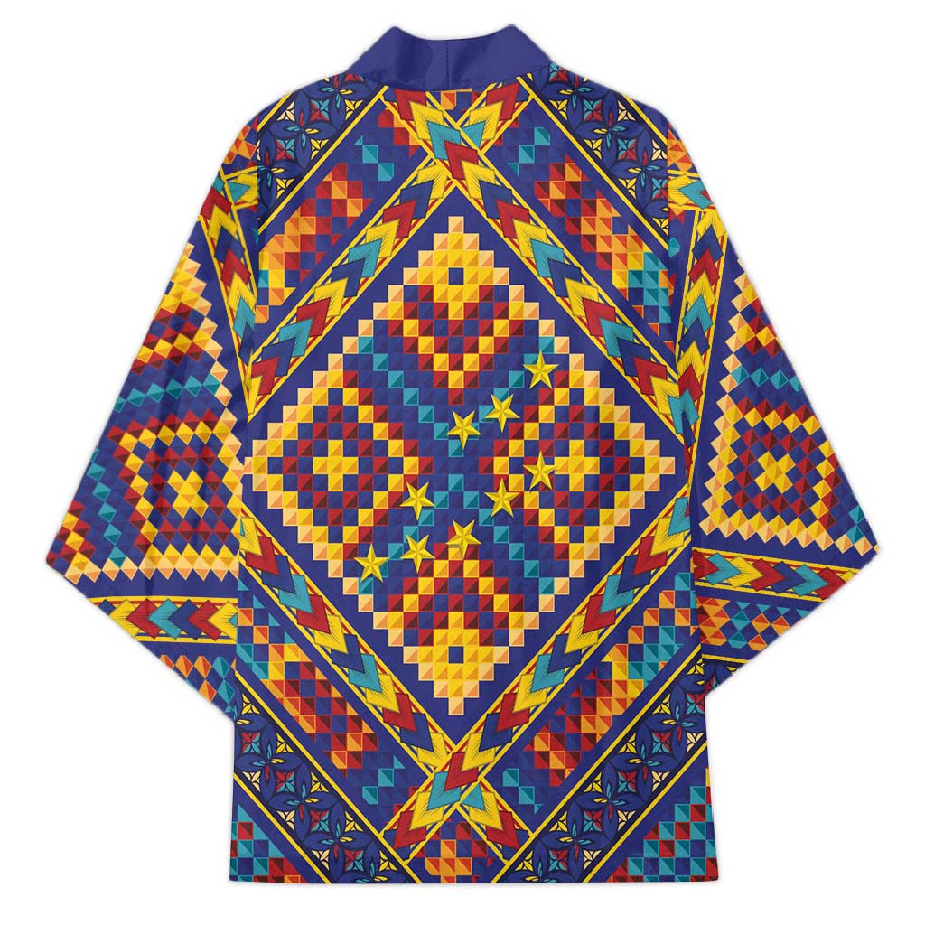 Kolose-Tuvalu Crochet Kimono with Polynesian and Pacific Tattoos - Polynesian Pride