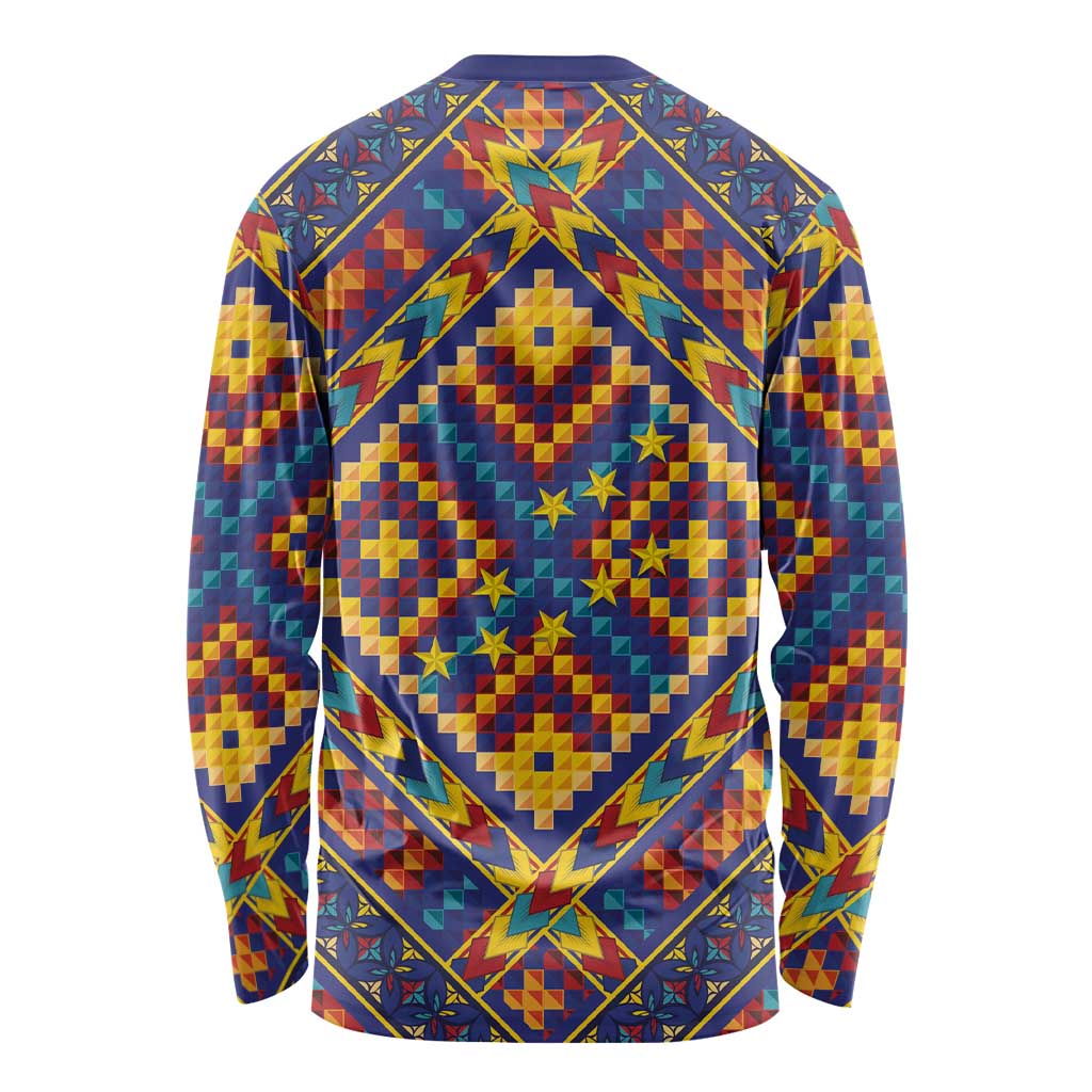 Kolose-Tuvalu Crochet Long Sleeve Shirt with Polynesian and Pacific Tattoos - Polynesian Pride