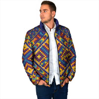 Kolose-Tuvalu Crochet Padded Jacket with Polynesian and Pacific Tattoos - Polynesian Pride