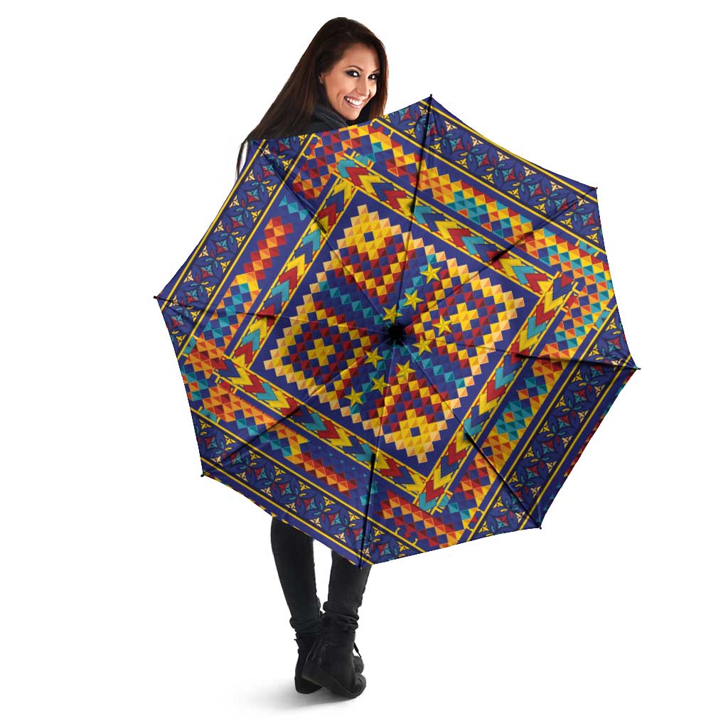 Kolose-Tuvalu Crochet Umbrella with Polynesian and Pacific Tattoos - Polynesian Pride